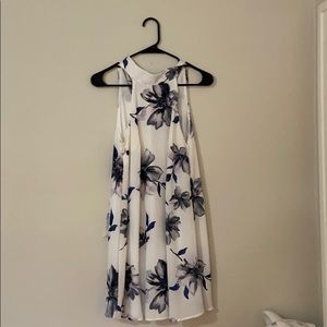 Lulu’s Floral Tied High Neck Dress